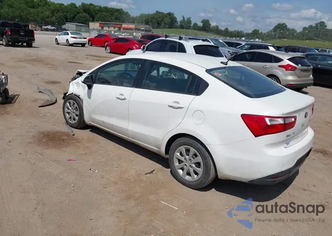 2014 Kia Rio Lx из США, поврежденный, VIN KNADM4A36E6385961